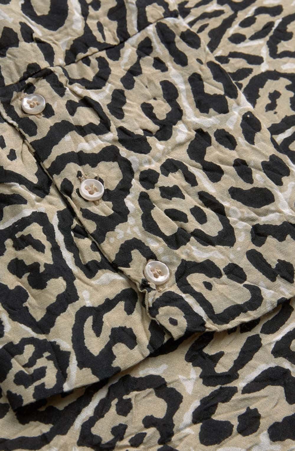 Genetta Sand Org Animal Print Tunic