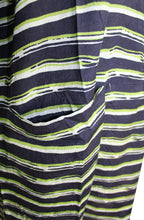Geneva Navy & Lime Striped Tunic