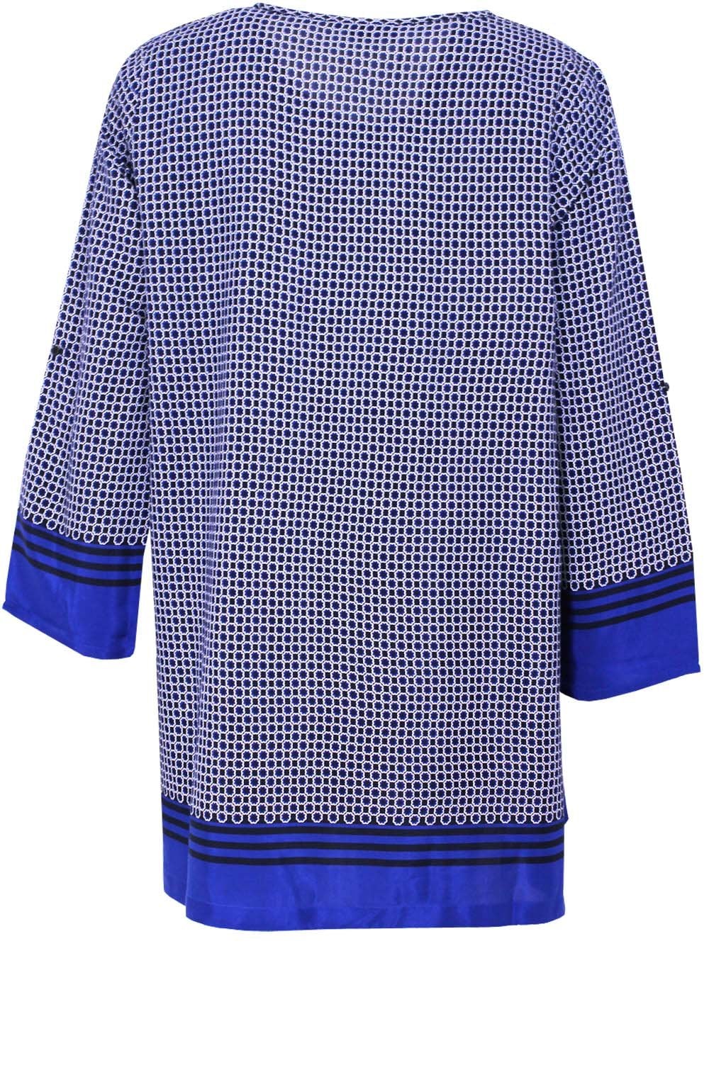 Genista Greek Blue Patterned Tunic