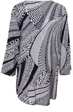 Genista Navy Original Print Tunic
