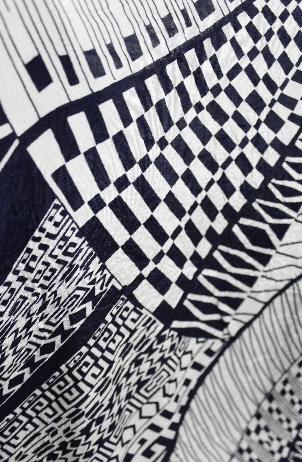 Genista Navy Original Print Tunic