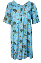 Gerdur Blue Mist Floral dress