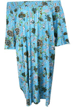 Gerdur Blue Mist Floral dress