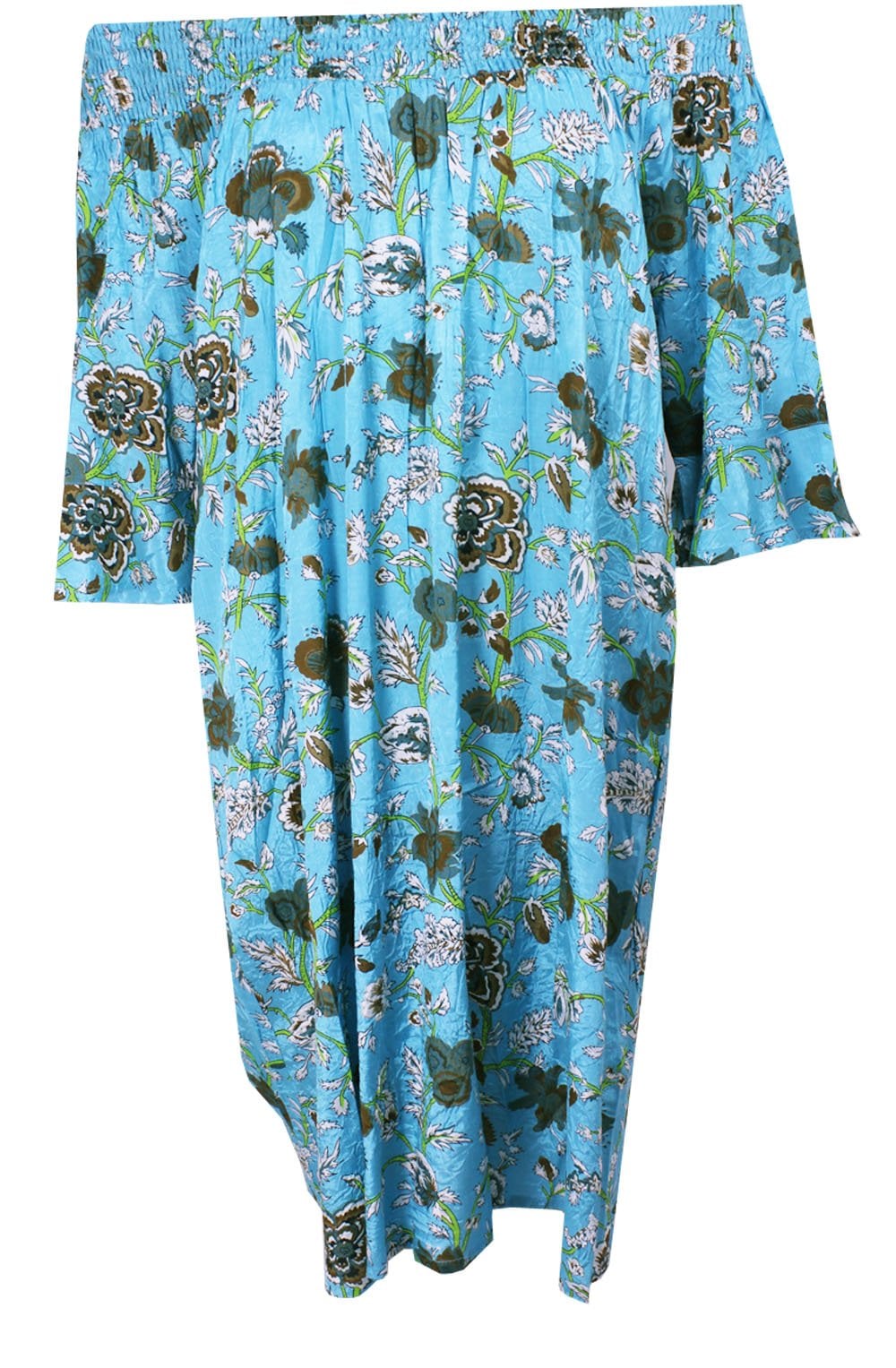 Gerdur Blue Mist Floral dress