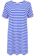 Gertie Greek Blue Striped Tunic