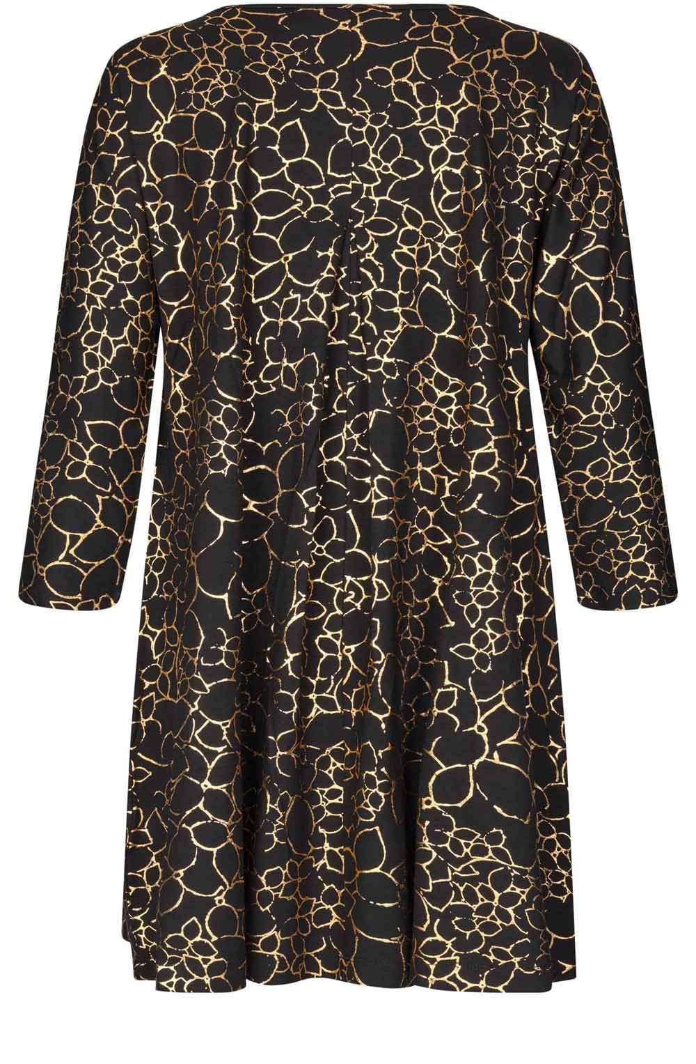 Gertine Gold Foil Jersey Tunic