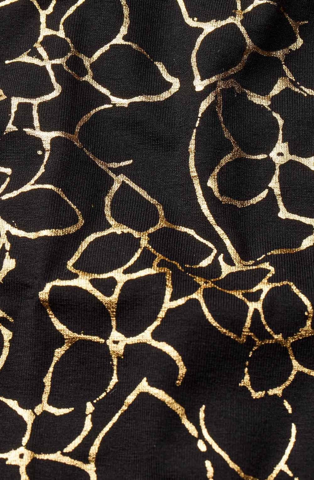 Gertine Gold Foil Jersey Tunic