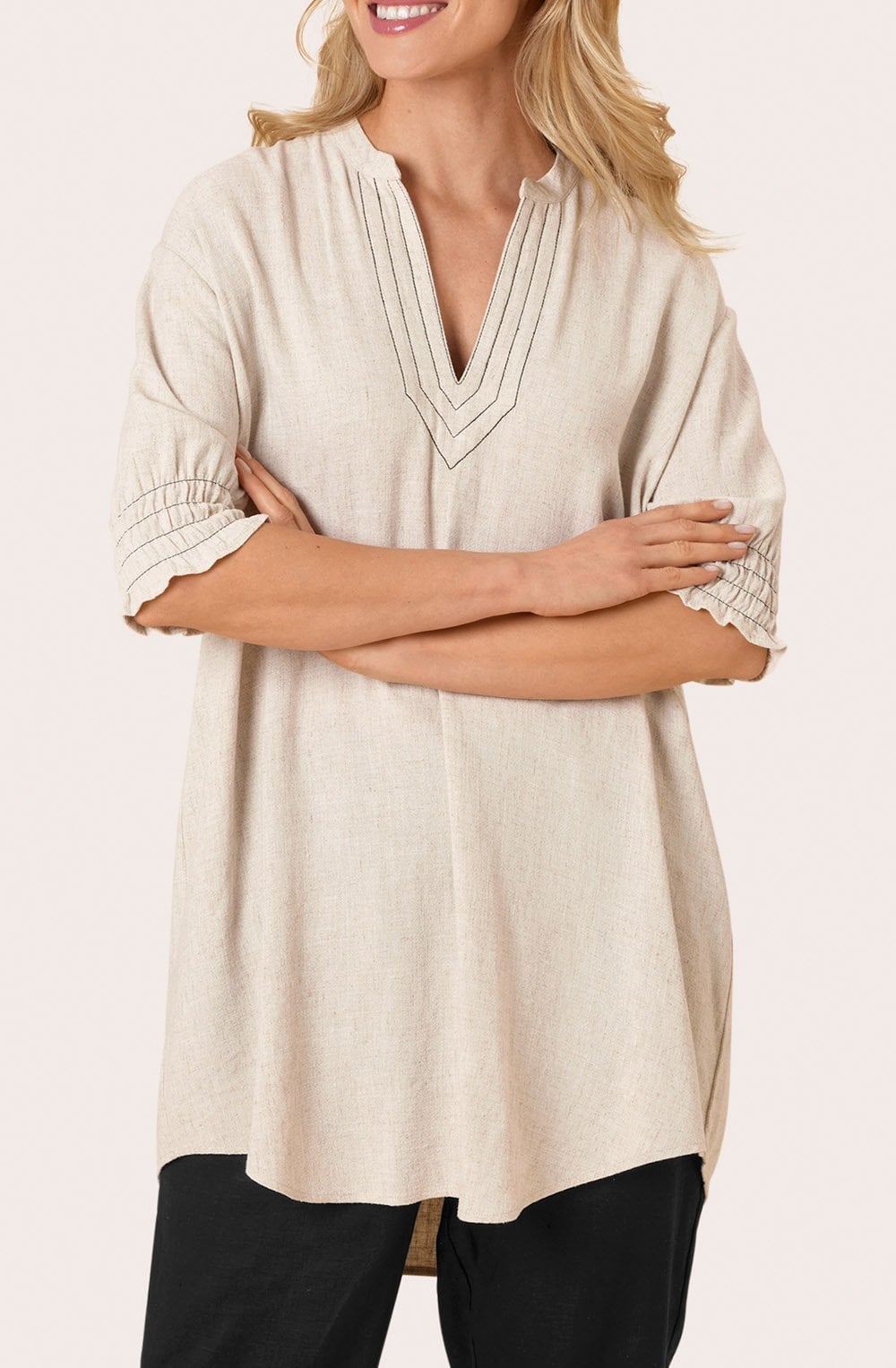 Gianelle Natural Tunic