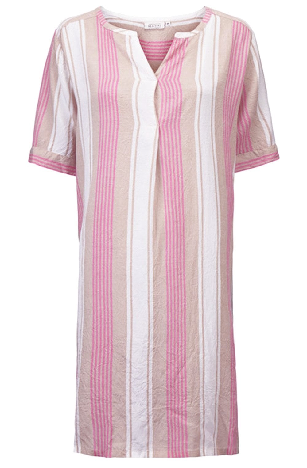 Gina Pink Striped Tunic