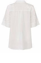 Ginovelle White Embroidered Short Sleeved Tunic