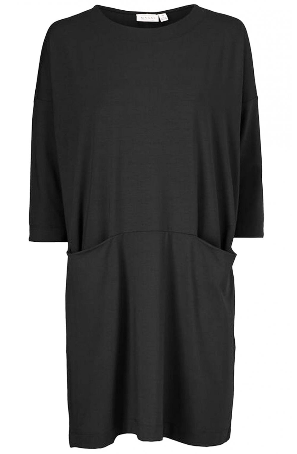 Gitta Black Jersey Tunic