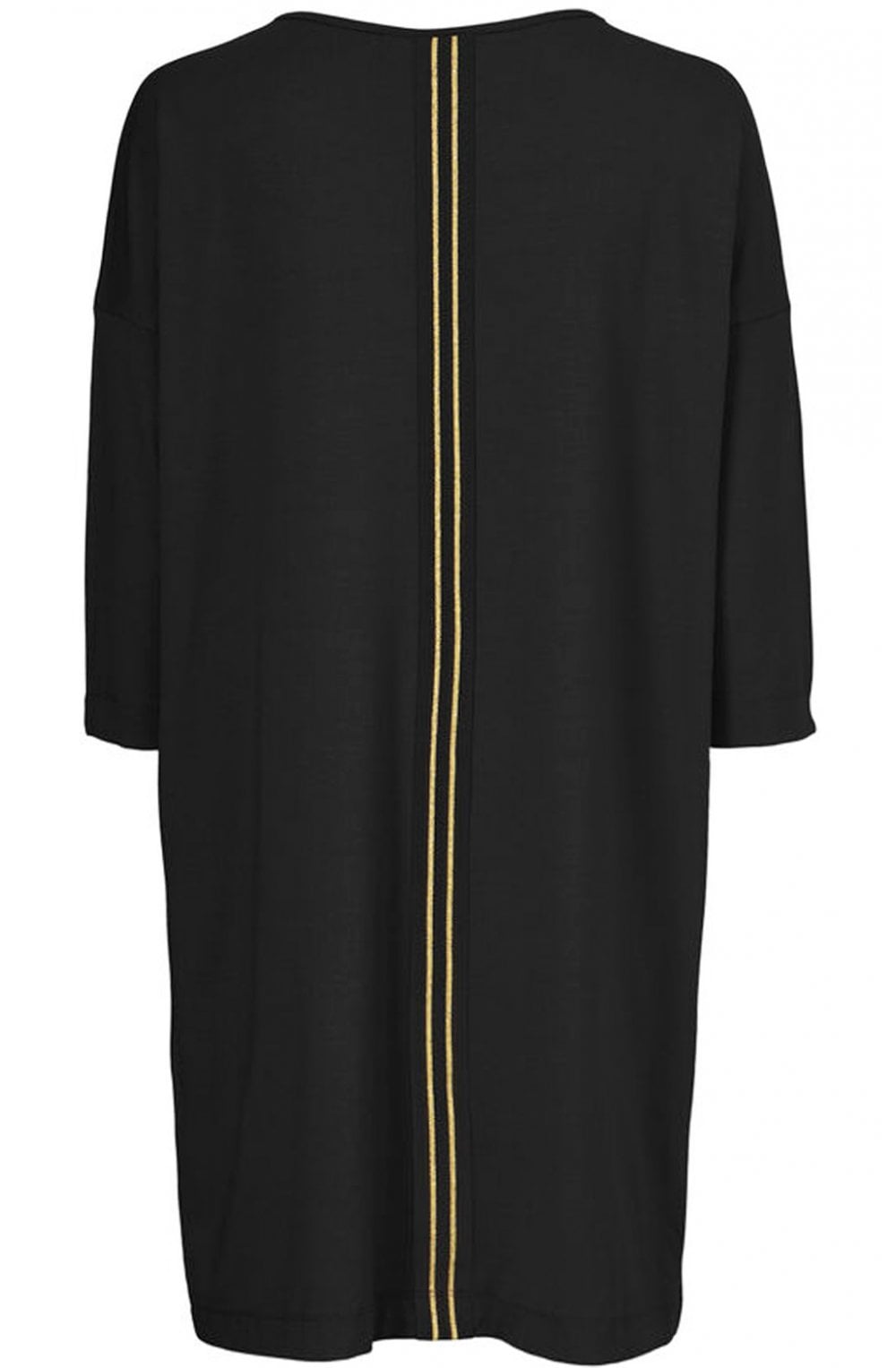 Gitta Black Jersey Tunic