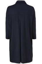 Gitzi Navy Button up Tunic