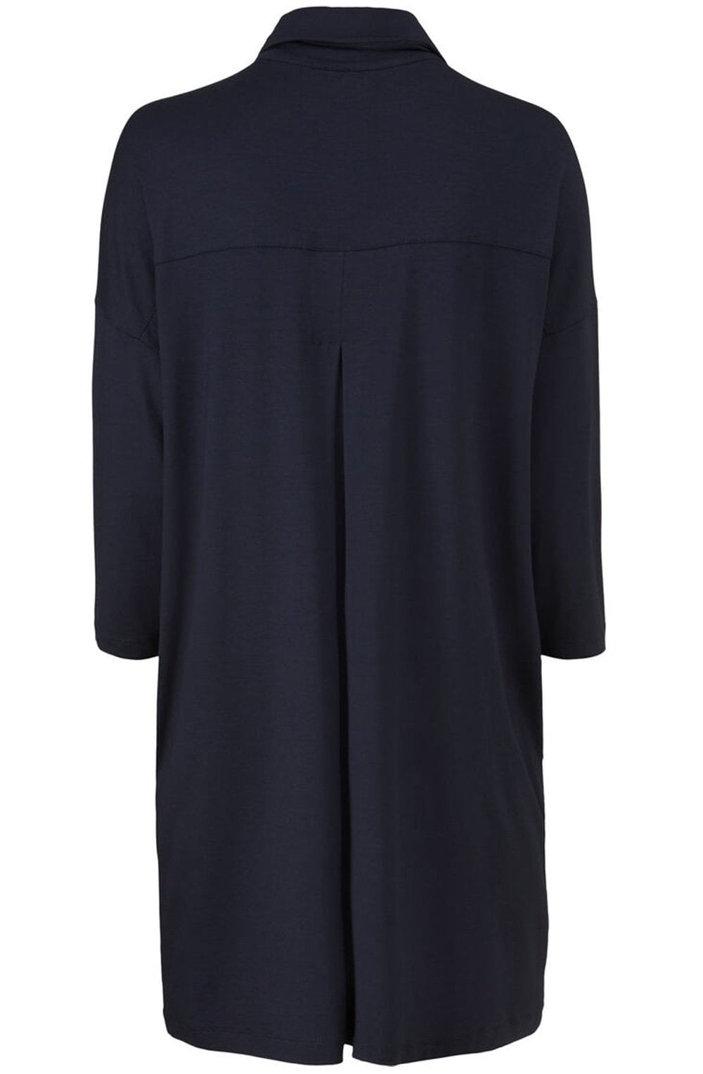 Gitzi Navy Button up Tunic