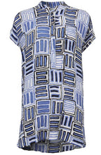 Gizina Abstract Square Print Tunic
