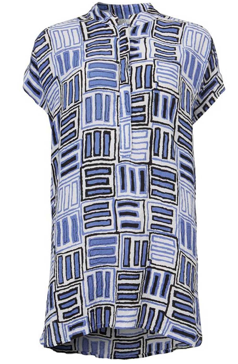 Gizina Abstract Square Print Tunic