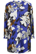 Glenva Blue Bold Floral Tunic