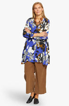 Glenva Blue Bold Floral Tunic