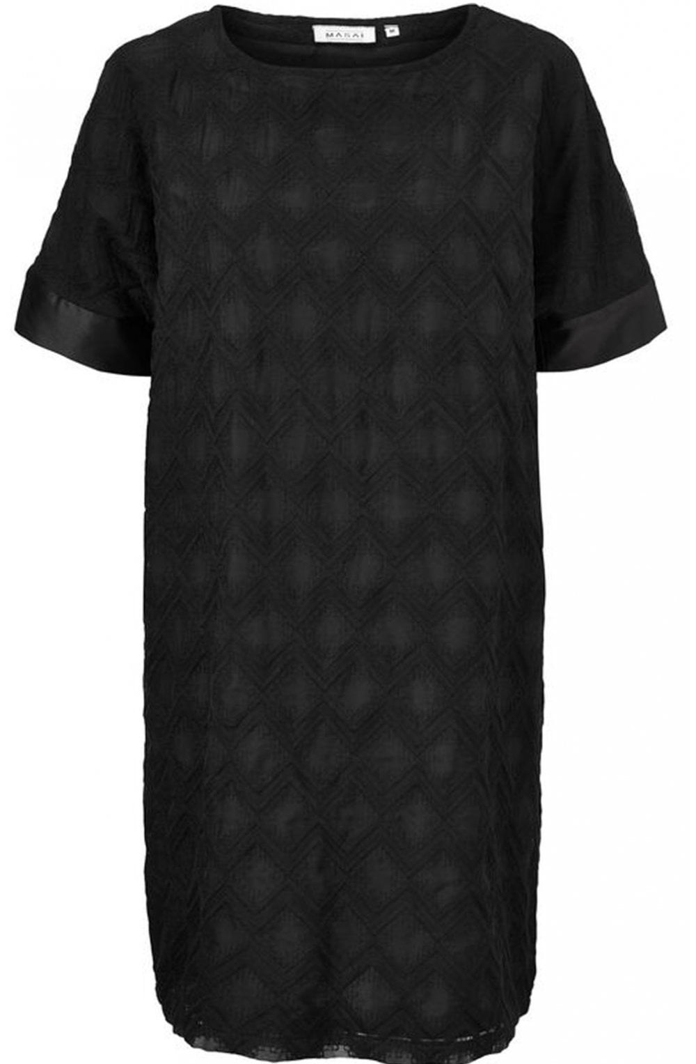 Glotus Black Zig Zag Tunic