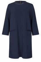 Goldine Navy Weighted Jersey Tunic Dress