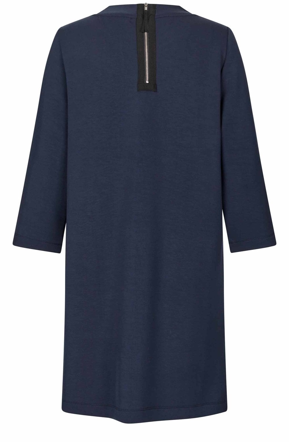 Goldine Navy Weighted Jersey Tunic Dress