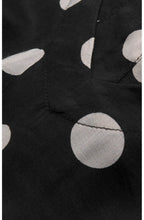 Grassa Black spotted patterned tunic