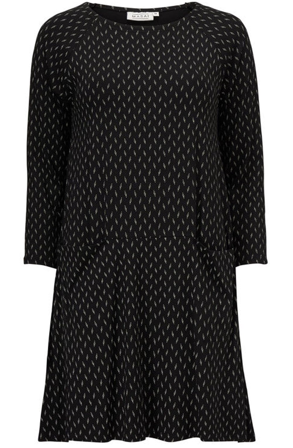 Grazilla Black Deliacte Print Tunic