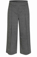 Grey Houndstooth Jersey Piana Culottes