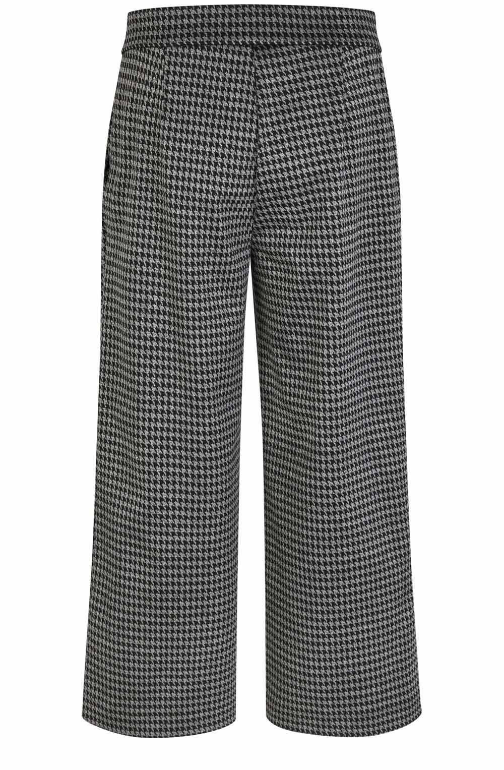 Grey Houndstooth Jersey Piana Culottes