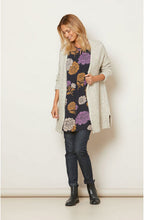 Grith Violet Floral Tunic