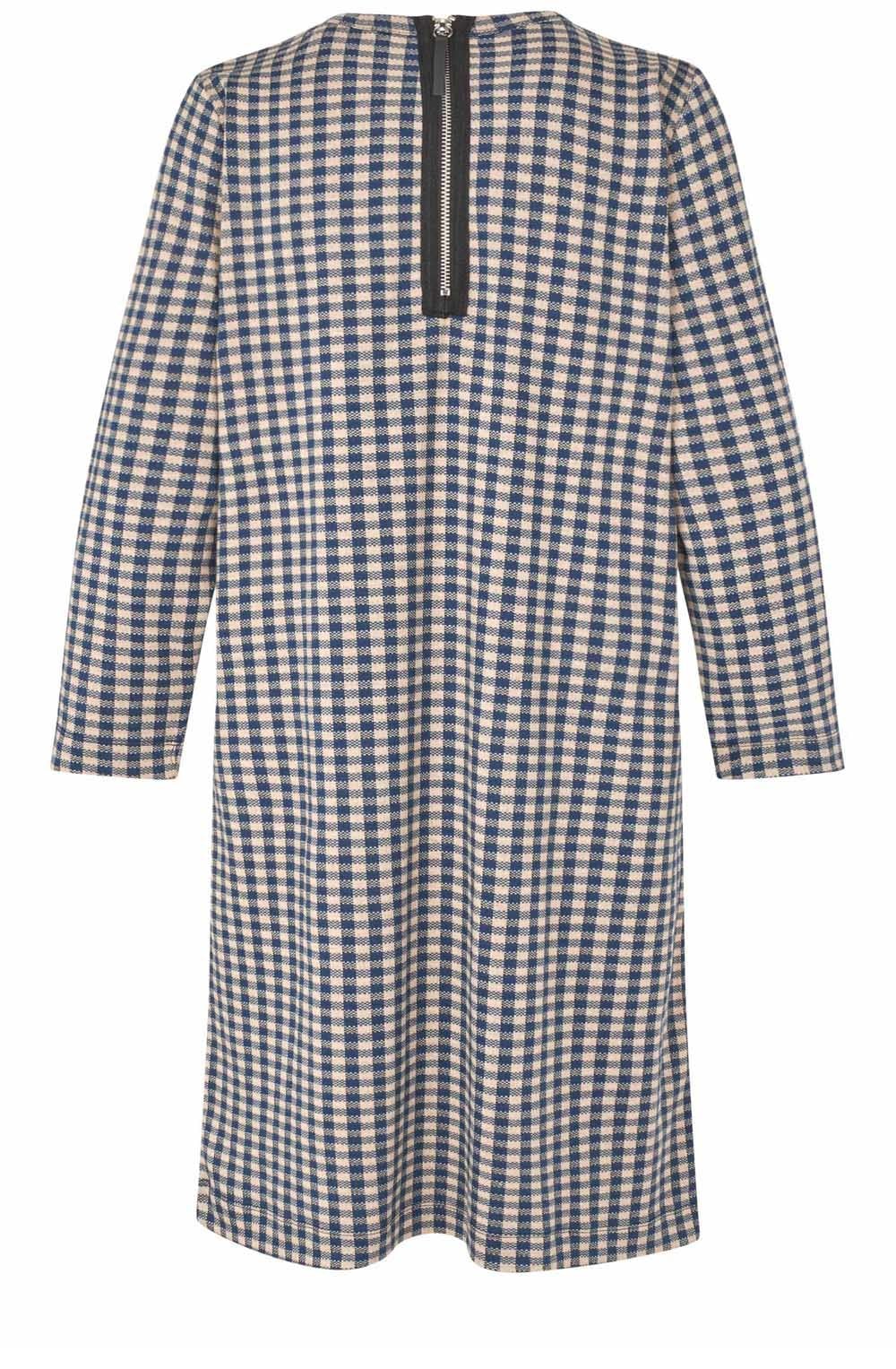 Grivans Incense and Blue Checked Tunic Dress