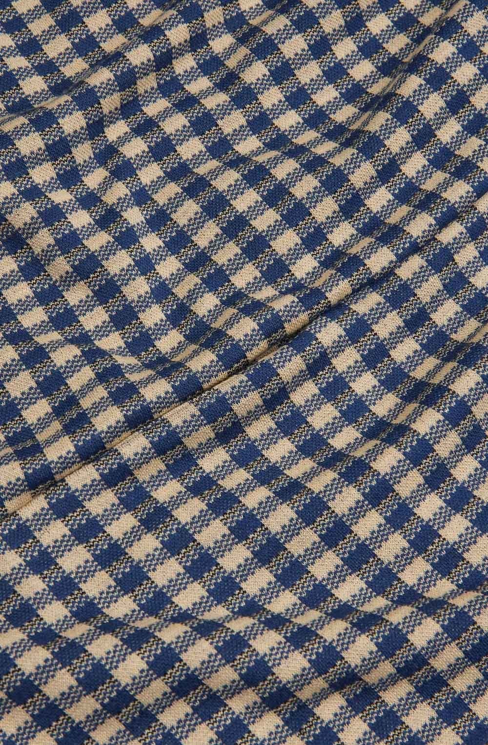 Grivans Incense and Blue Checked Tunic Dress