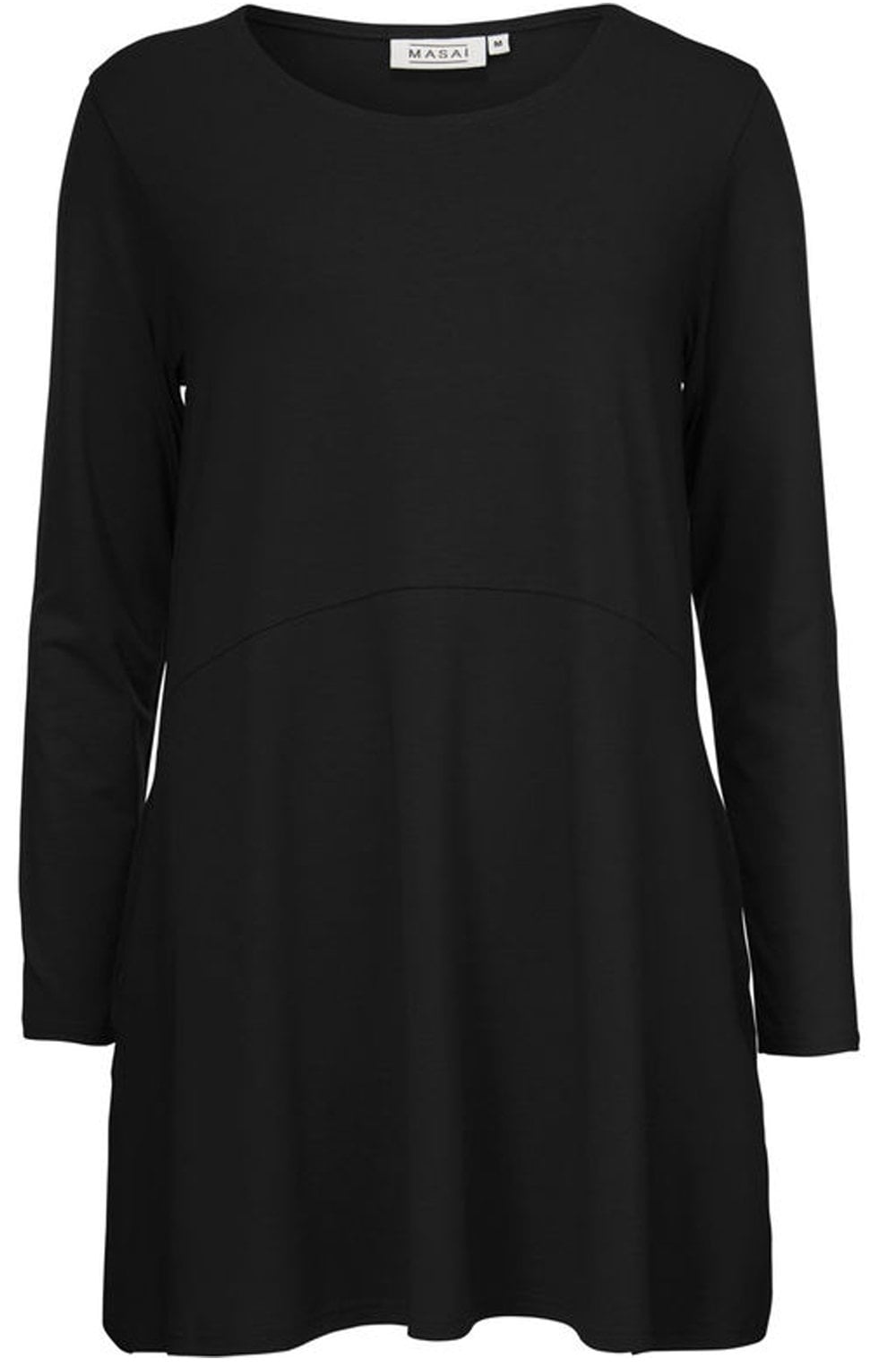 Grizelda Black Jersey Tunic