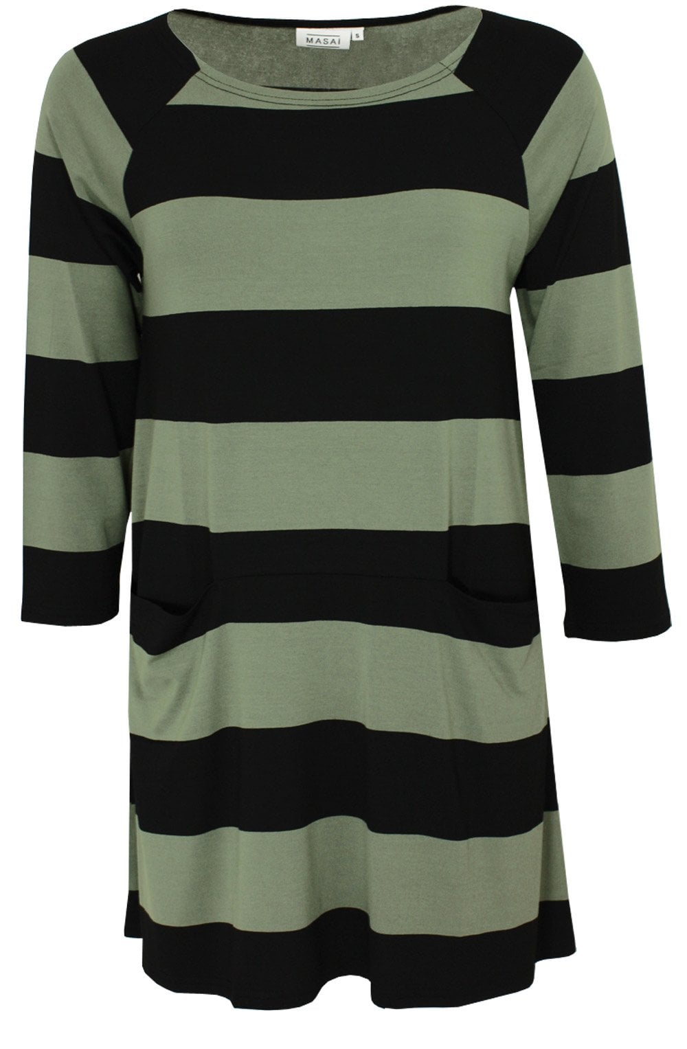 Grizelda Striped Jersey Tunic