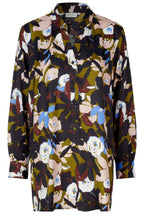 Grolo Oversized Fir Green Shirt Style Tunic