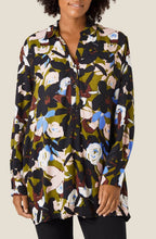 Grolo Oversized Fir Green Shirt Style Tunic
