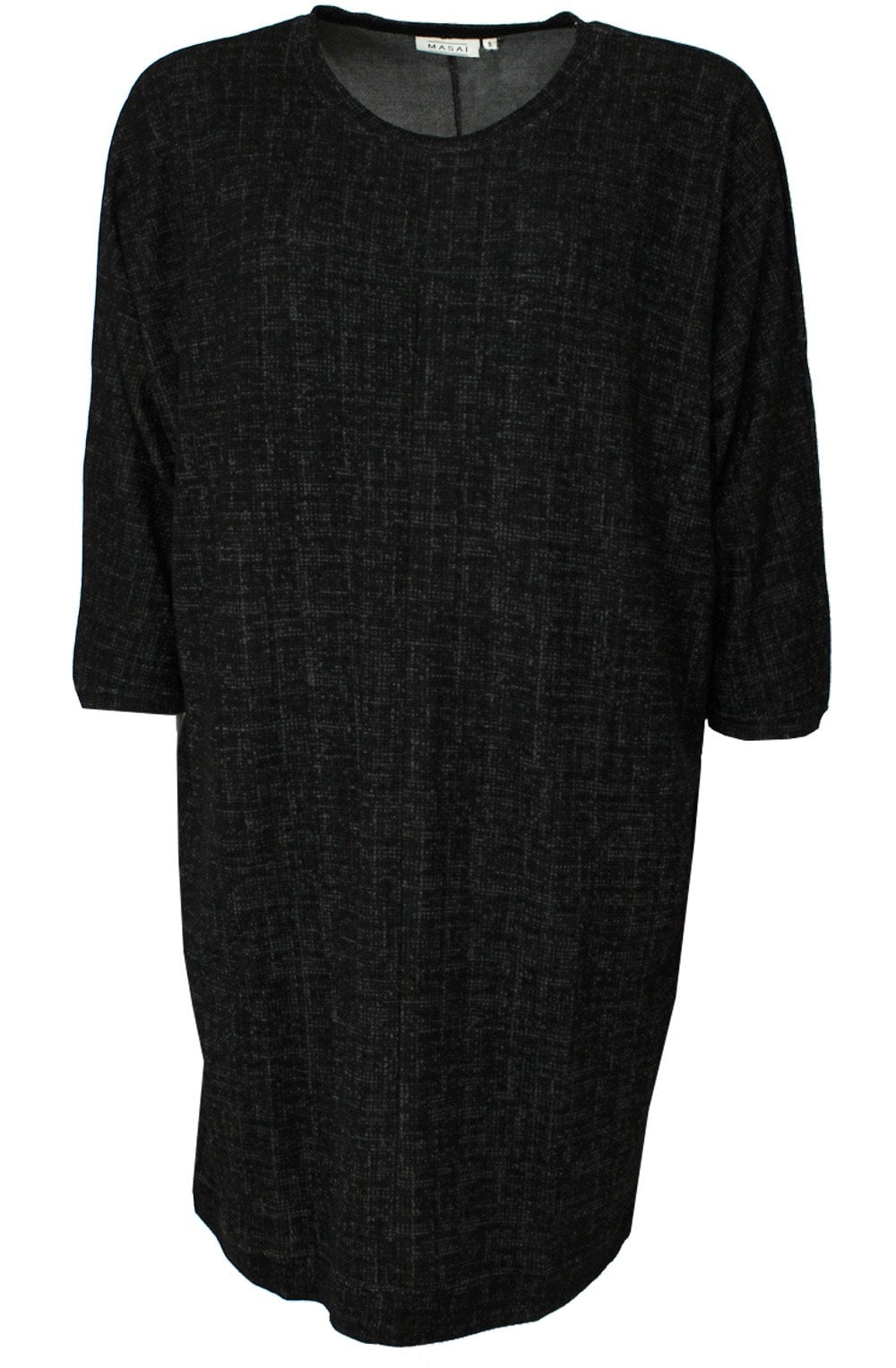 Grussa Black & White Flecked Tunic