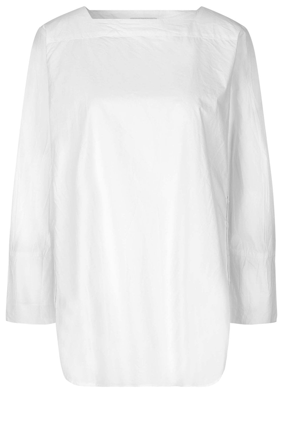Gryba White Square Neck Tunic