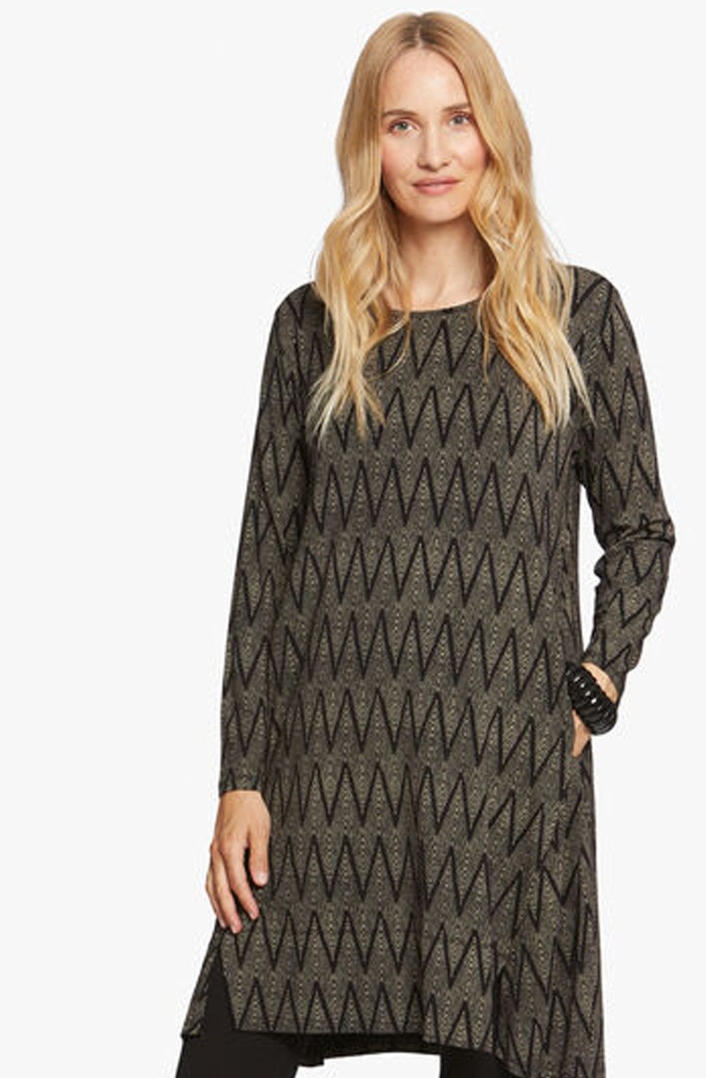 Guella Zig Zag Print Tunic