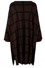 Gujanka Coffee Bean Oversized Jersey Tunic