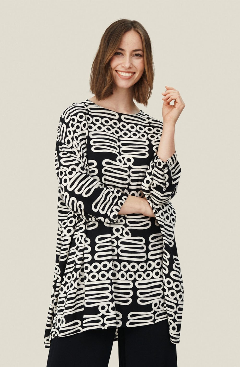 Gunilla Black Abstract Print Tunic