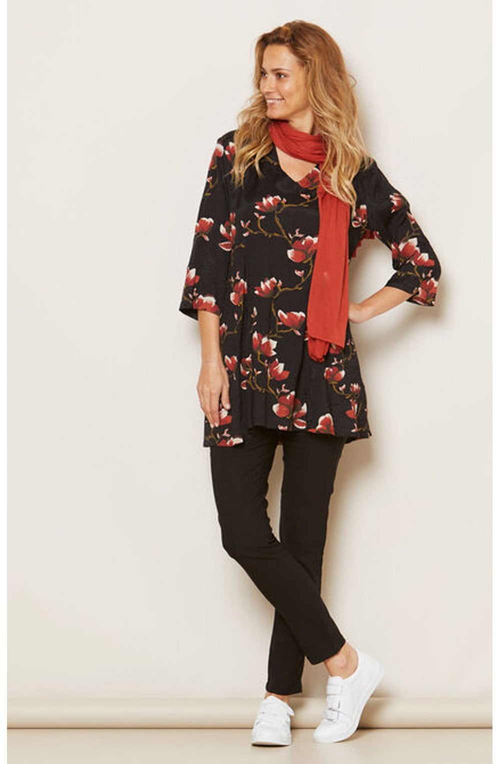 Gurica Floral Print Tunic