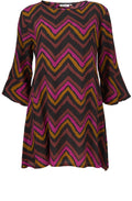 Gyrild Zig Zag Print Tunic