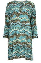 Gyvi Zig Zag Print Tunic