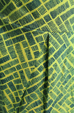 Hadas Lime Patterned Jersey dress