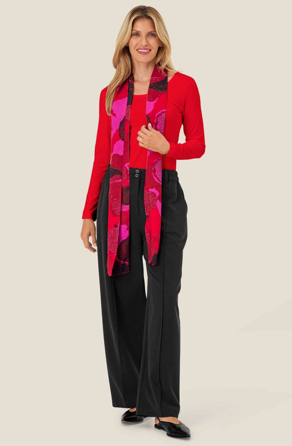 Haute Red Alo Scarf