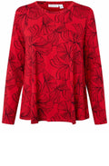 Haute Red Floral Badisna Top
