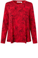 Haute Red Floral Badisna Top