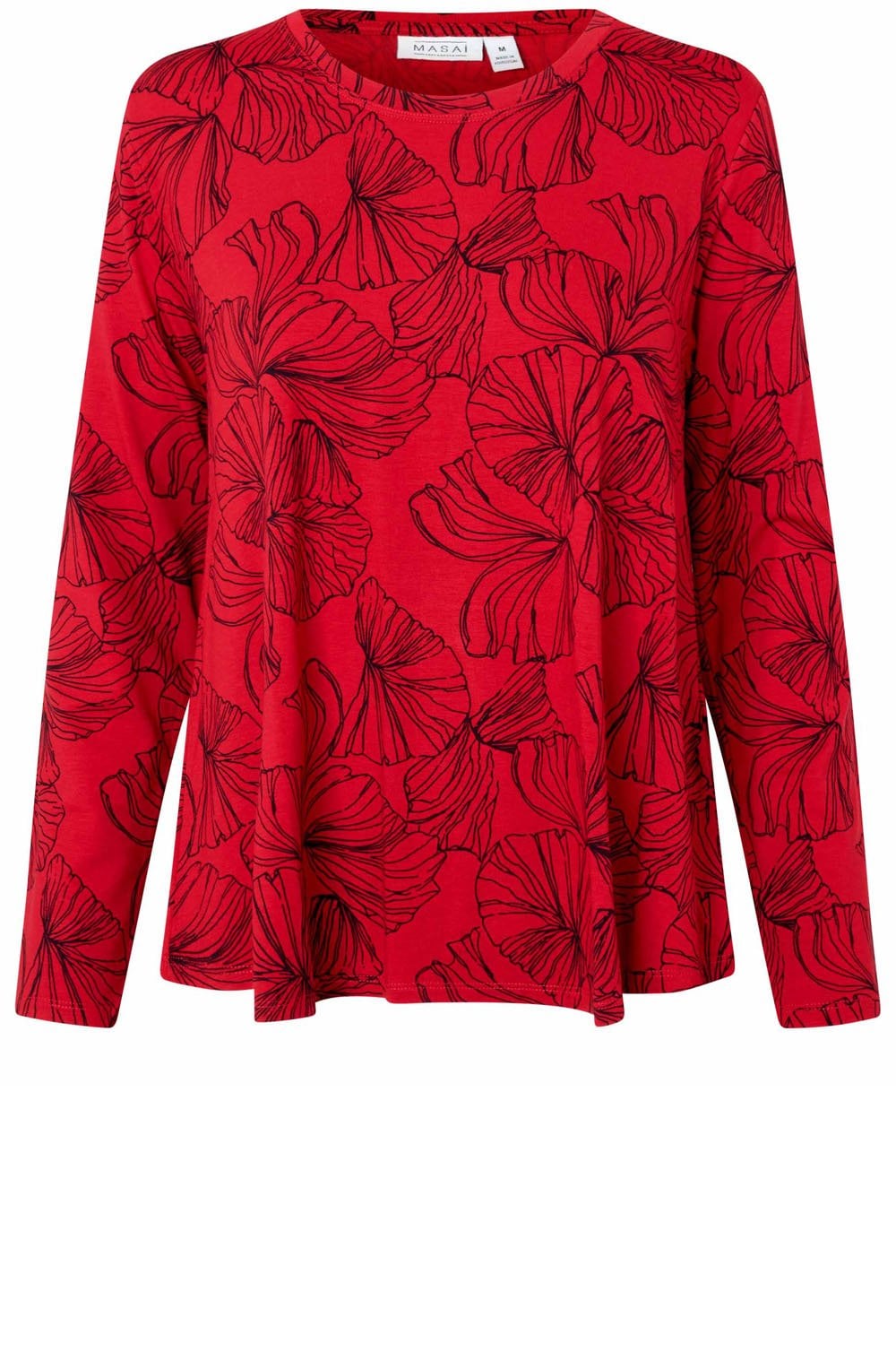 Haute Red Floral Badisna Top