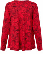 Haute Red Floral Badisna Top
